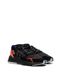 Мужские черные кроссовки с принтом от adidas