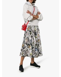 Женские черные кроссовки от Prada