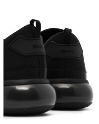 Мужские черные кроссовки от Prada