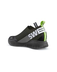 Мужские черные кроссовки от Swear