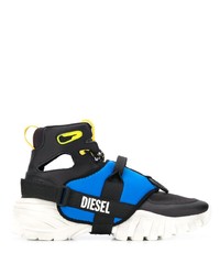 Мужские черные кроссовки от Diesel