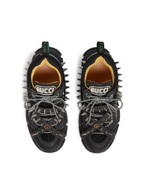 Мужские черные кроссовки от Gucci