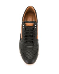 Мужские черные кроссовки от Bally