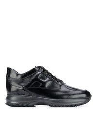 Мужские черные кроссовки от Hogan