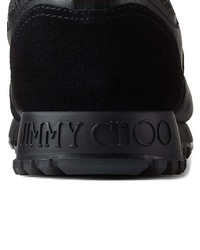 Мужские черные кроссовки от Jimmy Choo