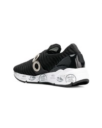 Женские черные кроссовки от Premiata