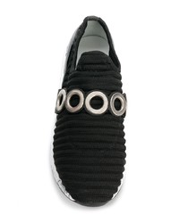 Женские черные кроссовки от Premiata