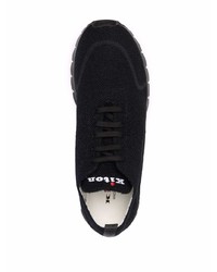 Мужские черные кроссовки от Kiton