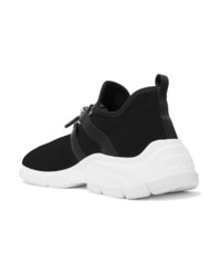 Женские черные кроссовки от Prada