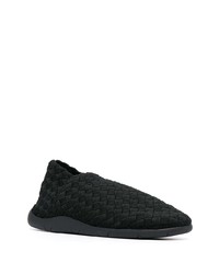 Мужские черные кроссовки от Bottega Veneta