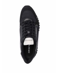 Мужские черные кроссовки от Emporio Armani