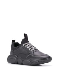 Мужские черные кроссовки от Moschino