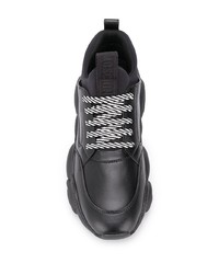 Мужские черные кроссовки от Moschino