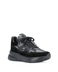 Мужские черные кроссовки от Alexander McQueen