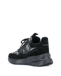 Мужские черные кроссовки от Alexander McQueen