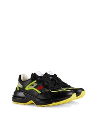 Мужские черные кроссовки от Gucci