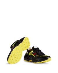 Мужские черные кроссовки от Gucci