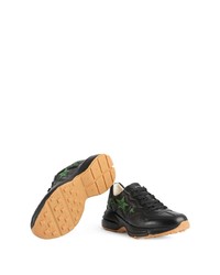 Мужские черные кроссовки от Gucci