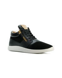 Мужские черные кроссовки от Giuseppe Zanotti Design