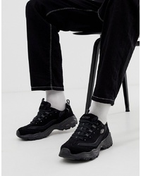 Мужские черные кроссовки от Skechers