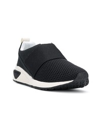 Женские черные кроссовки от Diesel