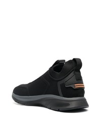 Мужские черные кроссовки от Zegna