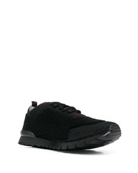Мужские черные кроссовки от Kiton