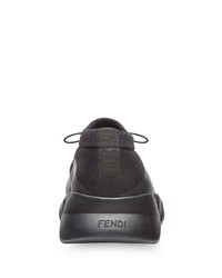 Мужские черные кроссовки от Fendi