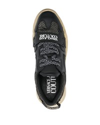 Мужские черные кроссовки от VERSACE JEANS COUTURE