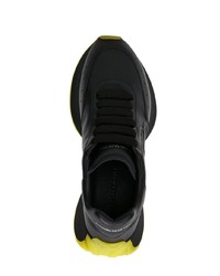 Мужские черные кроссовки от Alexander McQueen