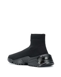 Мужские черные кроссовки от Salvatore Ferragamo