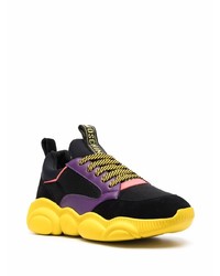 Мужские черные кроссовки от Moschino