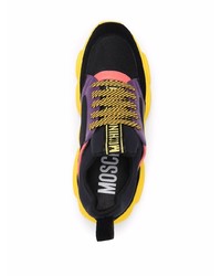 Мужские черные кроссовки от Moschino