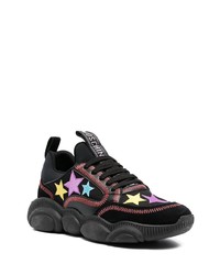 Мужские черные кроссовки от Moschino