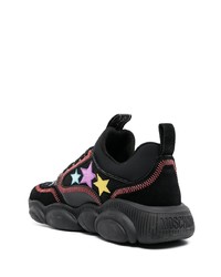 Мужские черные кроссовки от Moschino