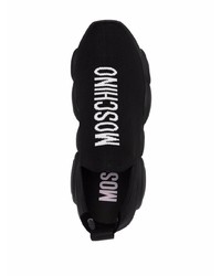 Мужские черные кроссовки от Moschino