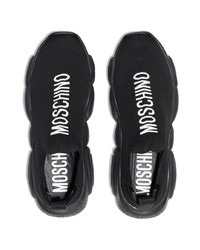 Мужские черные кроссовки от Moschino