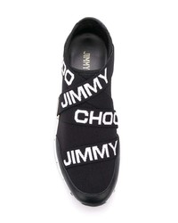Женские черные кроссовки от Jimmy Choo