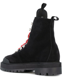 Черные кружевные ботильоны от Off-White