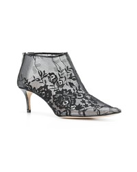 Черные кружевные ботильоны от Christopher Kane