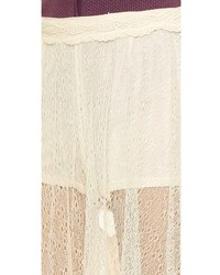 Черные кружевные брюки-кюлоты от Free People