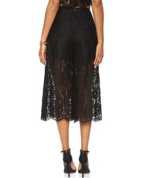 Черные кружевные брюки-кюлоты от Keepsake