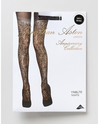 Черные кружевные колготки от Jonathan Aston