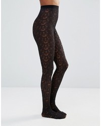 Черные кружевные колготки от Jonathan Aston