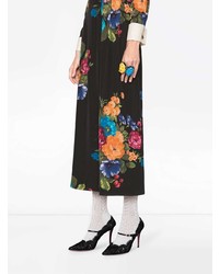 Черные кружевные туфли от Gucci