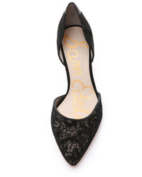 Черные кружевные туфли от Sam Edelman