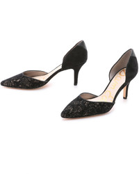 Черные кружевные туфли от Sam Edelman