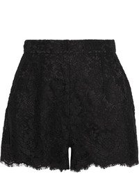 Женские черные кружевные шорты от Dolce & Gabbana