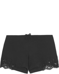 Женские черные кружевные шорты от La Perla