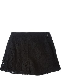 Женские черные кружевные шорты от MSGM